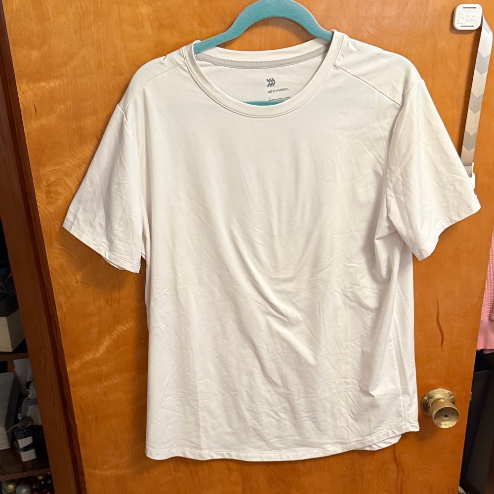 All in Motion Classic White Short Sleeve Tee